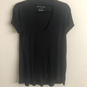 Black Cutout Shirt